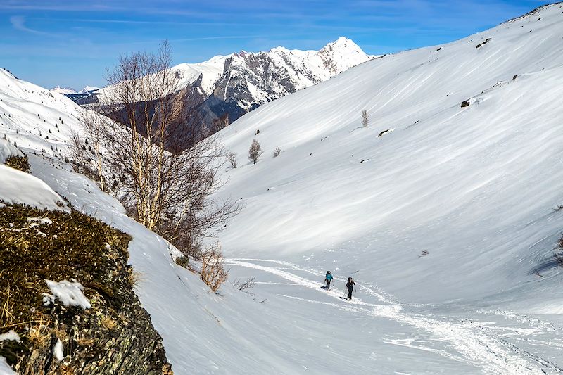 Randonnée à raquettes au départ de Valmeinier - Massif des Cerces - France