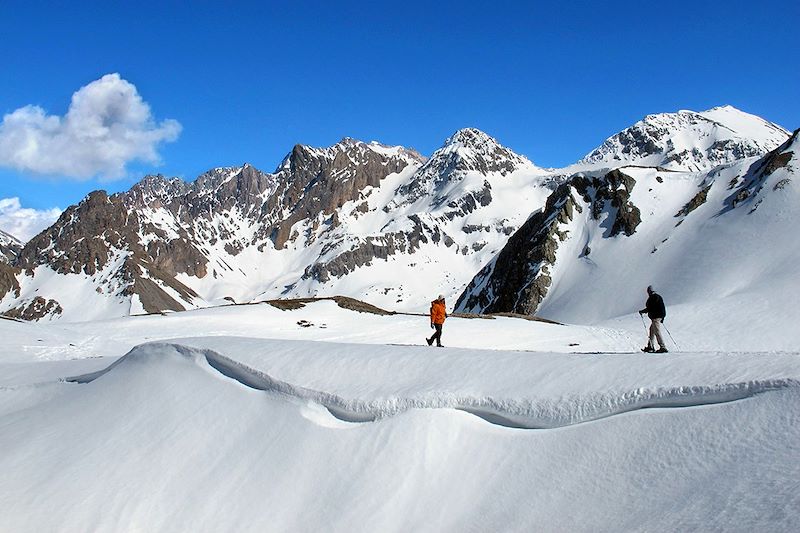 Randonnée à raquettes dans le Massif du Thabor - France