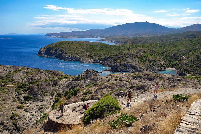Randonneurs au Cap de Creus - Catalogne - Espagne