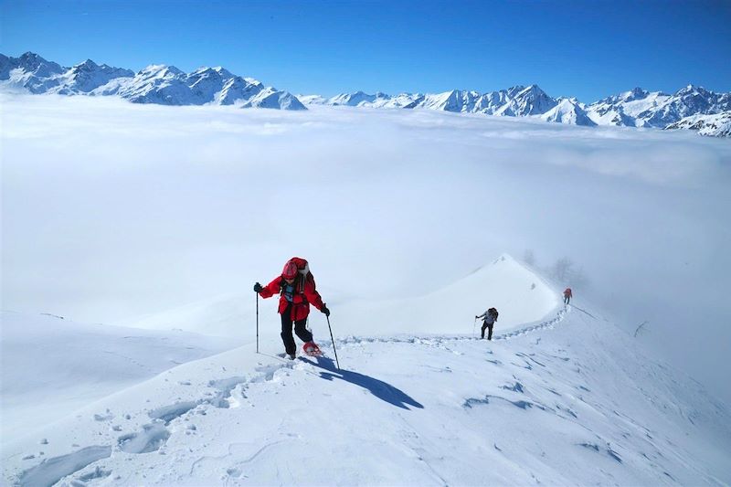 Le Grand Paradis en raquettes