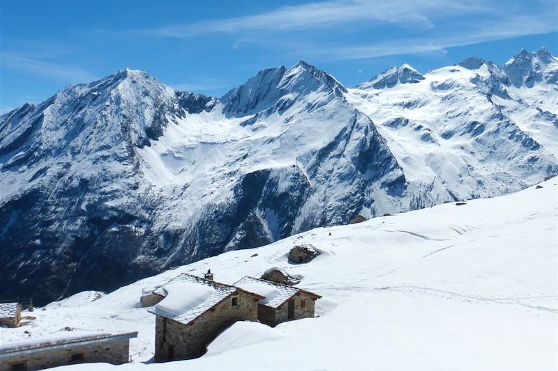 Le Grand Paradis en raquettes