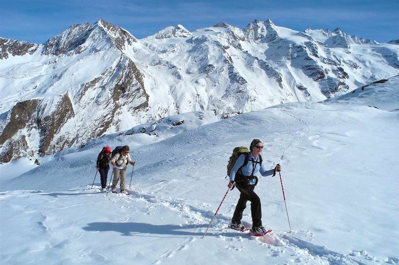 Le Grand Paradis en raquettes