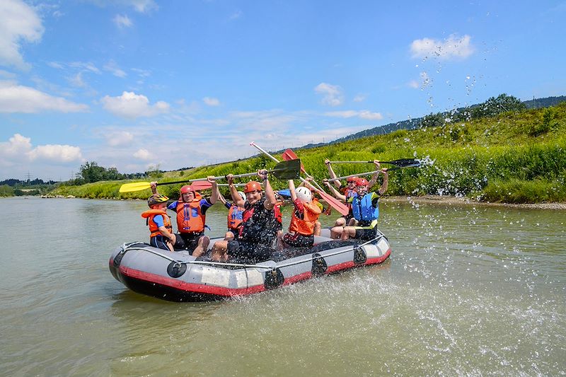 Rafting en famille