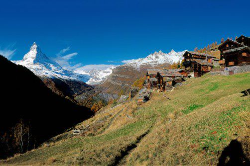 Sur la route de Chamonix-Zermatt 