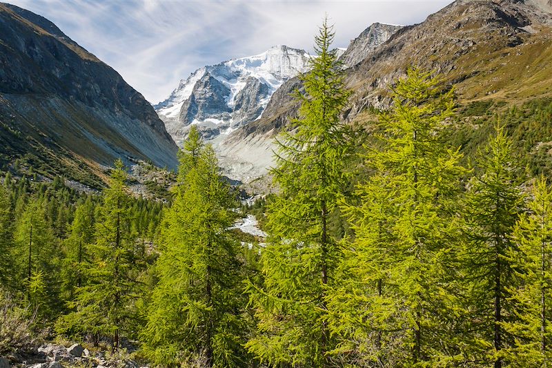 Sur la route de Chamonix-Zermatt 