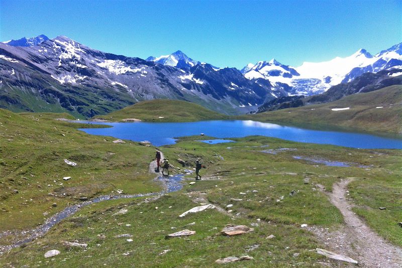 Sur la route de Chamonix-Zermatt 