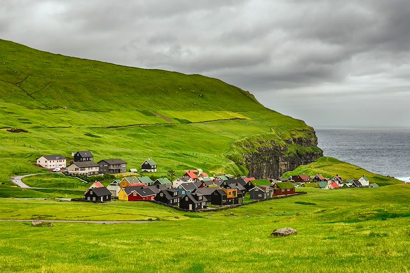 Gjógv - Île d'Eysturoy - Îles Féroé - Danemark