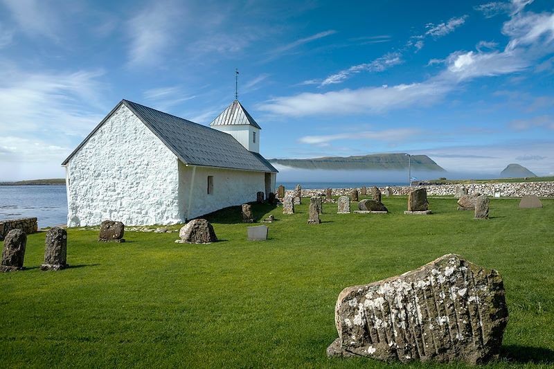 Église de Kirkjubøur - Île de Streymoy - Îles Féroé - Danemark