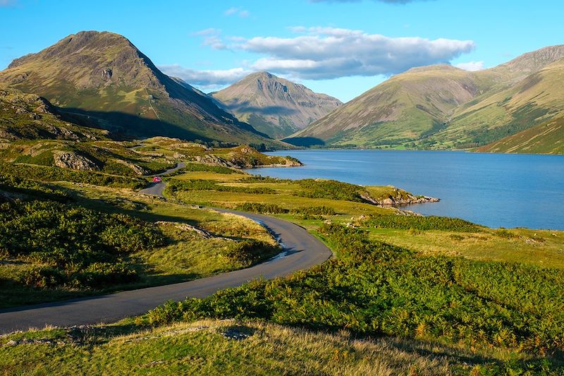 Route vers Wasdale Head et Scafell Pike - Lake District - Angleterre