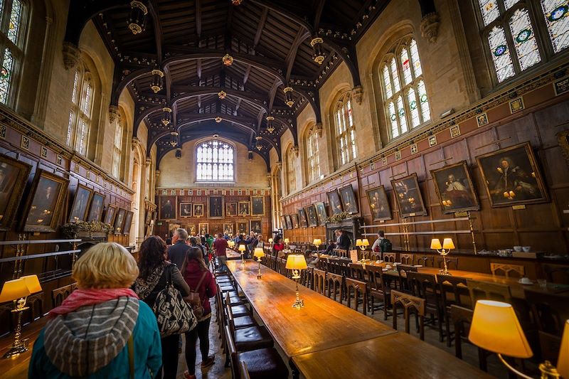 Grand hall de Christ Church - Oxford - Oxforshire - Angleterre - Royaume-Uni