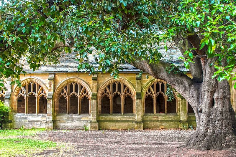 Cloître du New College - Oxford - Royaume-Uni