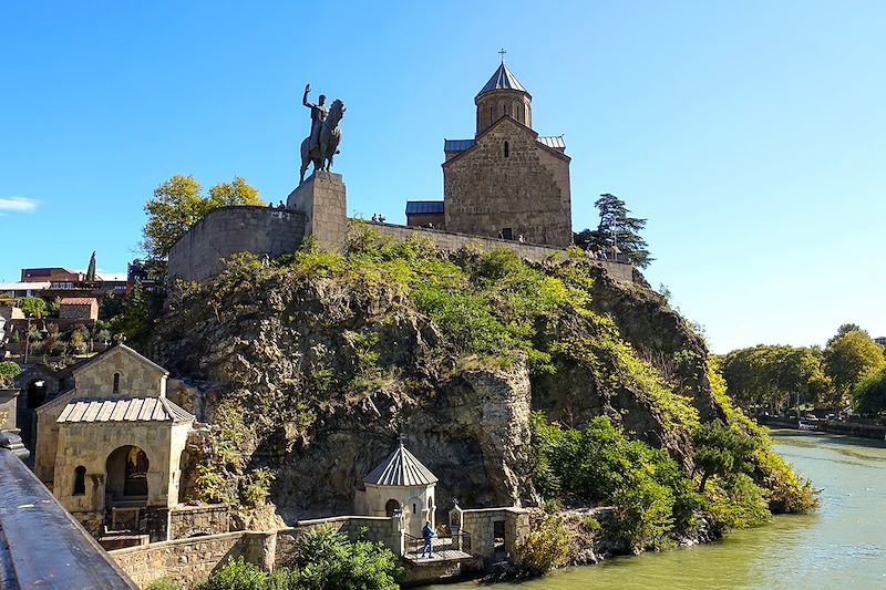 Église Metekhi à Tbilissi - Géorgie