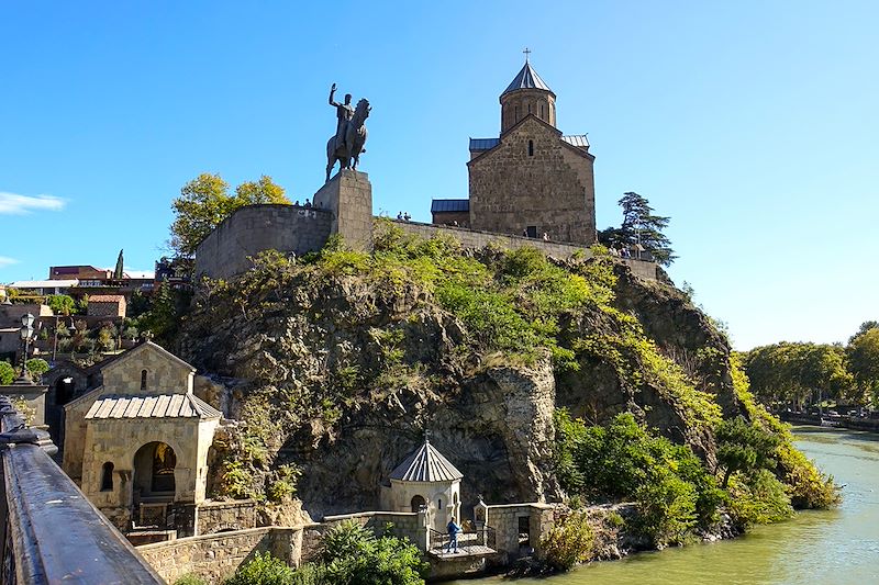 Église Metekhi à Tbilissi - Géorgie