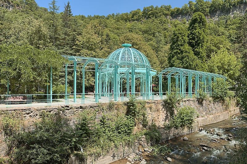 Pavillon du parc aquatique minéral de Borjomi - Géorgie