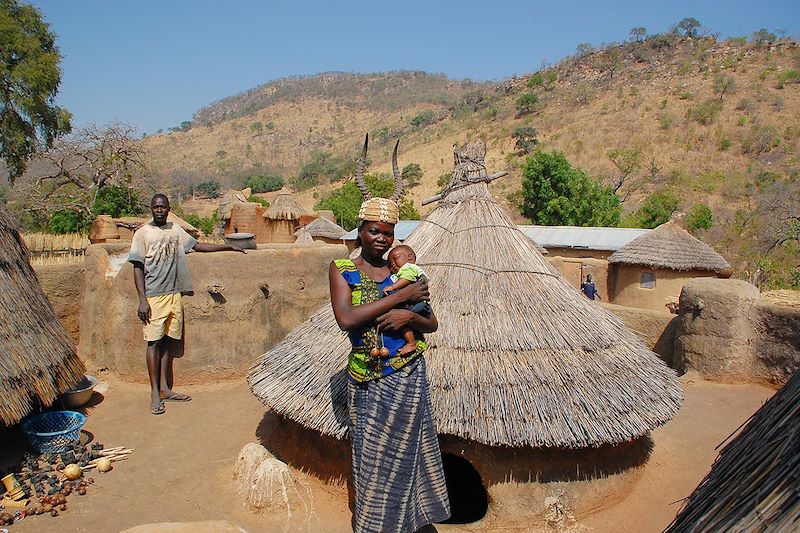 Village Batammariba - Région de Koutammakou - Pays Tamberma - Togo