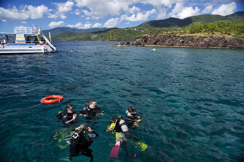 Plongée dans la réserve Cousteau à Bouillante - Guadeloupe