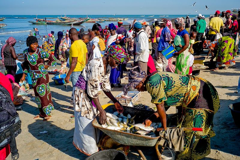 Marché aux poissons de Tanji - Gambie