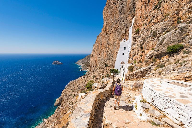 Monastère de la Panaghia Chozoviotissa (ou Hozoviotissa) - Île d'Amorgos - Grèce