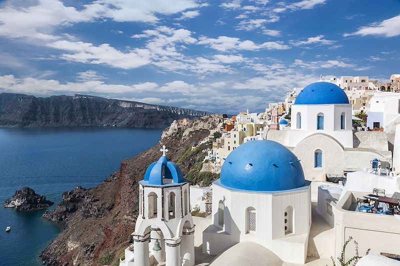 Le village d'Oia - Île de Santorin - Cyclades - Grèce