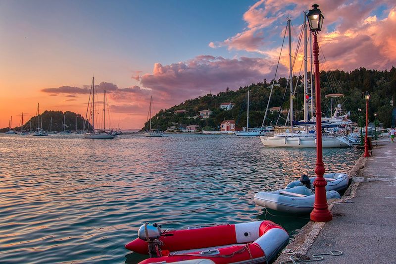 Port de Lakka - Île de Paxos - Mer Ionienne - Grèce