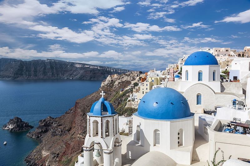 Le village d'Oia - Île de Santorin - Cyclades - Grèce