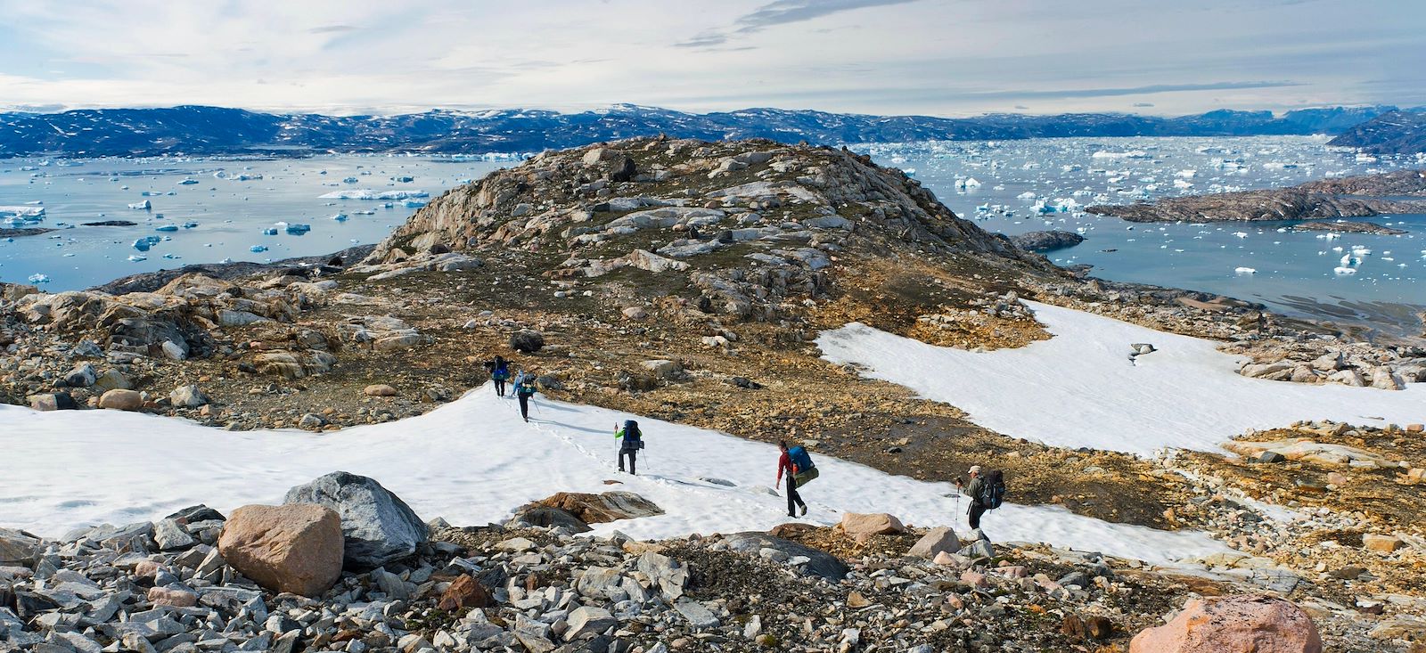 Trek - Groenland : Sermilik : Trek sur la route des icebergs