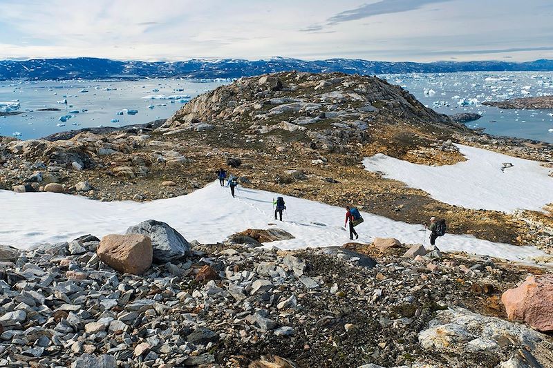 Sermilik : Trek sur la route des icebergs