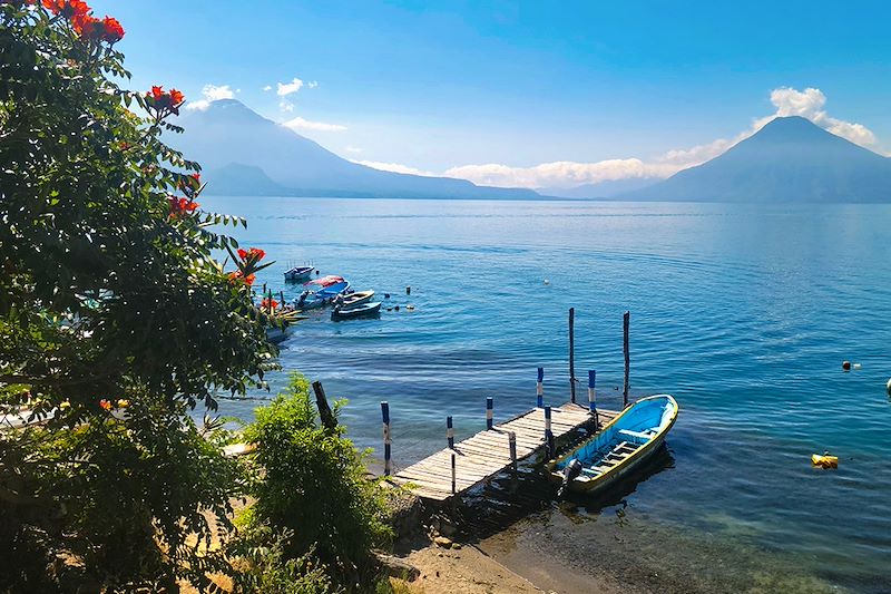 Lac Atitlán depuis Panajachel - Guatemala