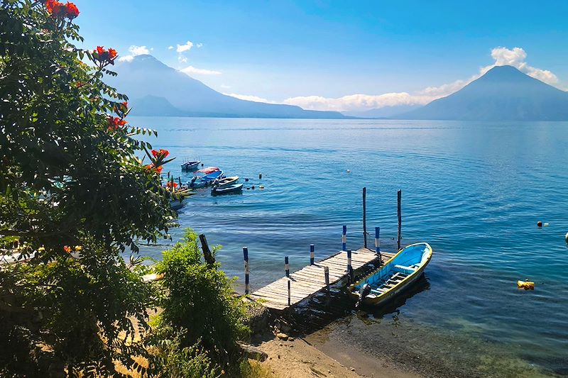 Lac Atitlán depuis Panajachel - Guatemala