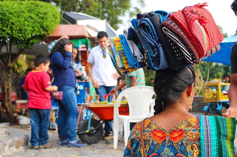 Dans une rue de Panajachel - Guatemala