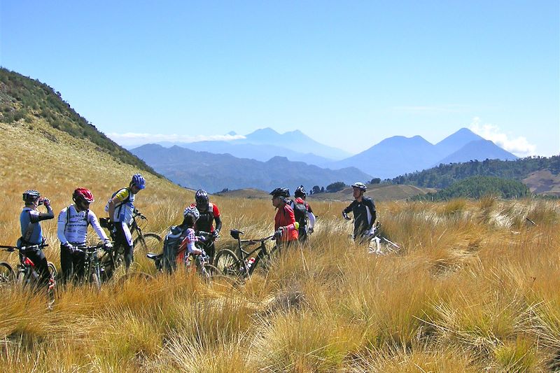 à VTT au Guatemala