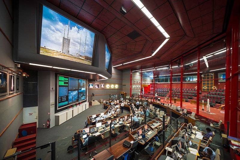 Salle de commandement Jupiter - Centre Spatial Guyanais - Kourou - Guyane