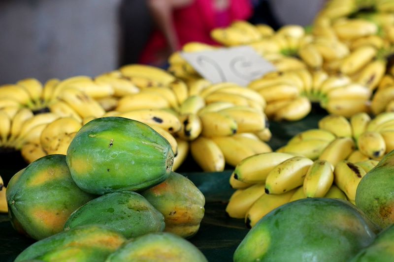Marché du village Hmong de Cacao - Guyane