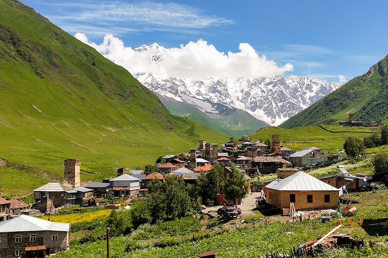 Le village d'Ushguli - Svanétie - Géorgie