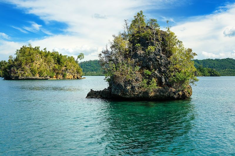 Paysage des îles Togian - Golfe de Tomini - Indonésie
