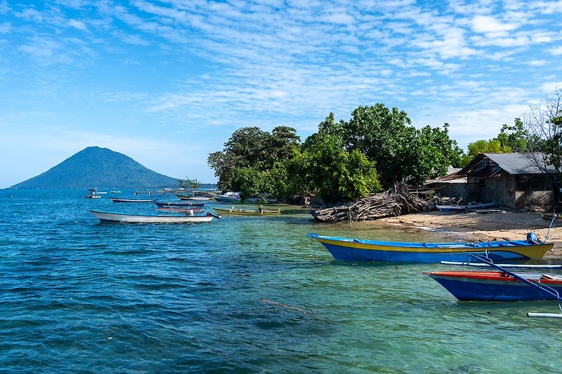 Port sur l'île de Bunaken - Sulawesi - Indonésie