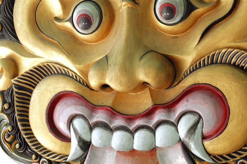 Masque - Yogjakarta - Île de Java - Indonésie