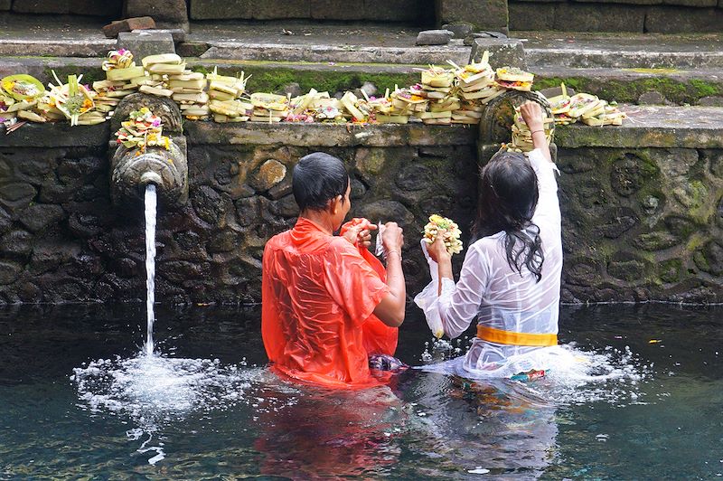 Tirta Empul - Tampaksiring - Kabupaten de Gianyar - Bali - Province de Bali - Indonésie