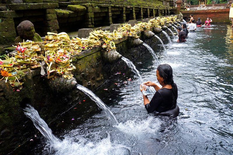 Tirta Empul - Tampaksiring - Kabupaten de Gianyar - Bali - Province de Bali - Indonésie