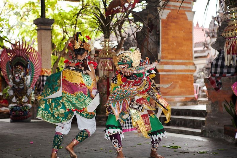 Dance traditionnelle balinaise à Ubud - Bali - Indonésie