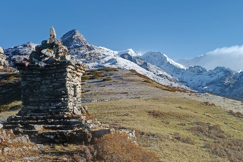 Chorten à Dzongri - Sikkim - Inde