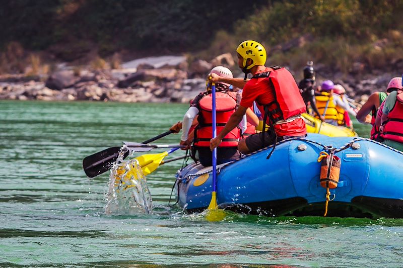 Rafting sur le Gange près de Rishikesh - Inde