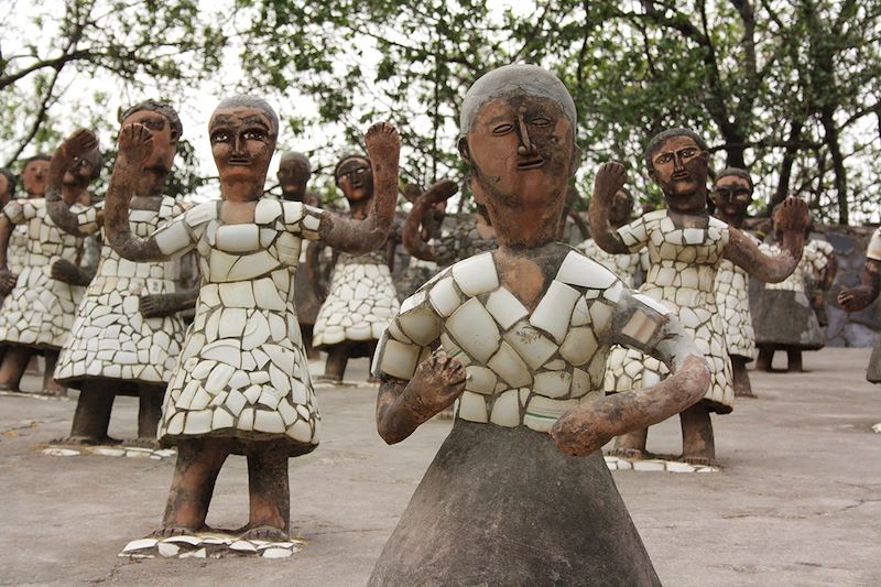 Rock Garden à Chandigarh - Inde