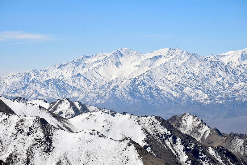 Chaîne himalayenne à Leh - Ladakh - Inde himalayenne