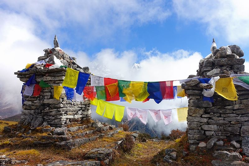 Chörtens à Dzongri - Sikkim - Inde