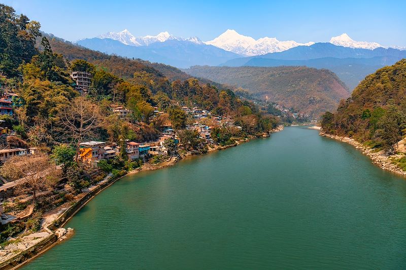 Vue de la rivière Testa - District de Darjeeling - Inde himalayenne
