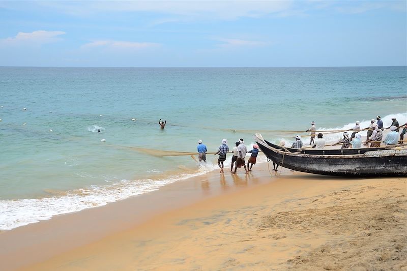 Pêcheurs - Kovalam - Kerala - Inde