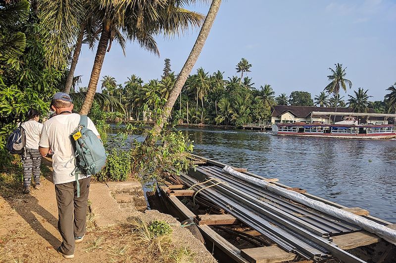 Randonnée dans les backwaters du Kerala - Inde