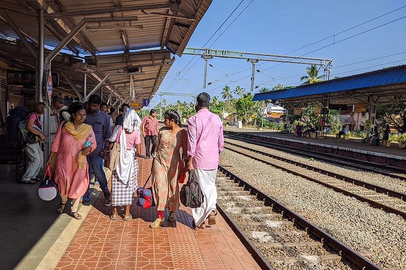 Gare de Varkala - Inde