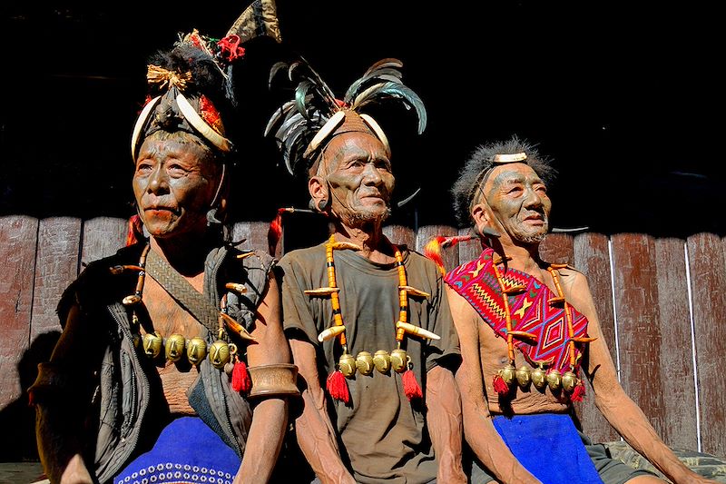 Tribu Konyak - Arunachal Pradesh - Inde